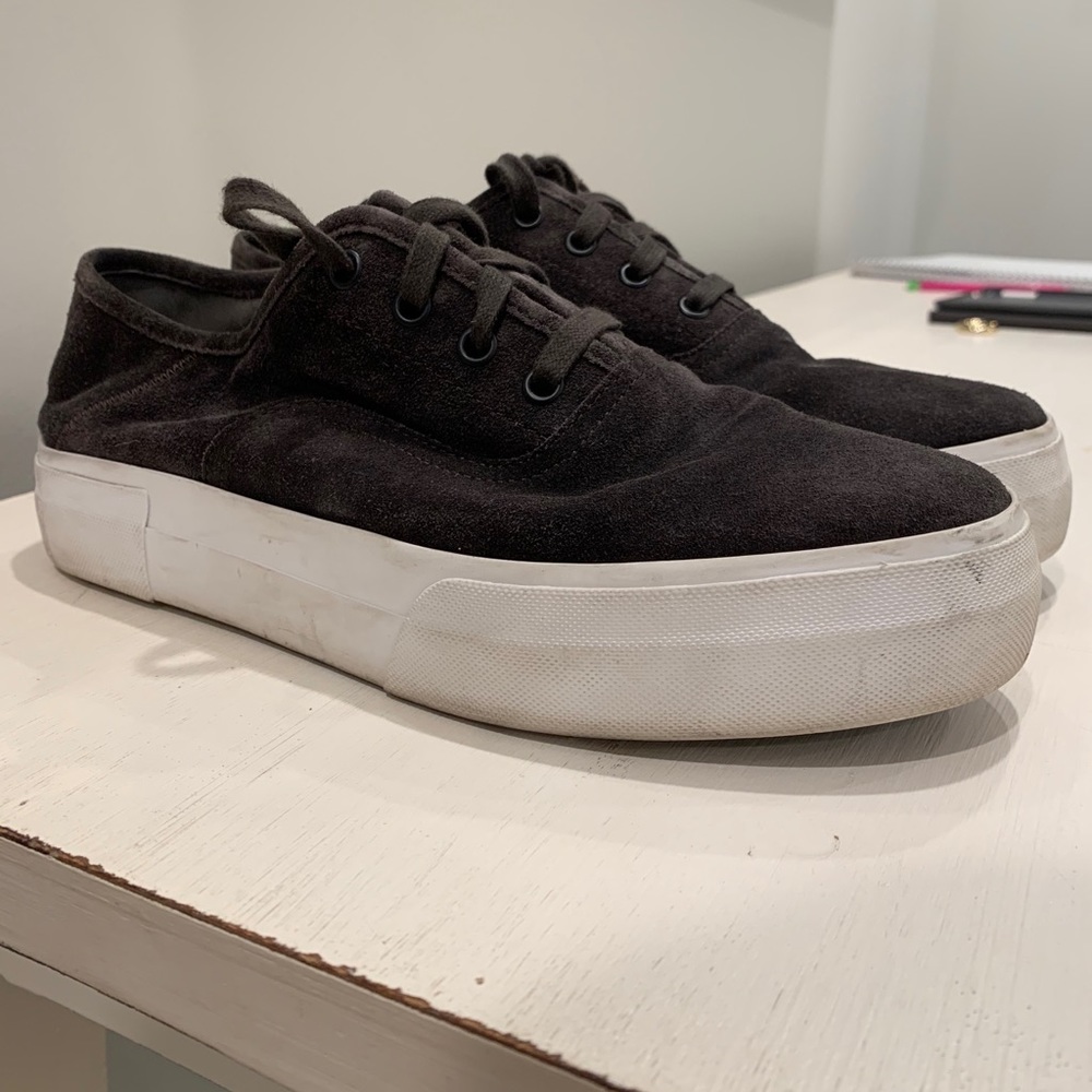 VINCE Grey Platform Sneakers-Barely Worn!